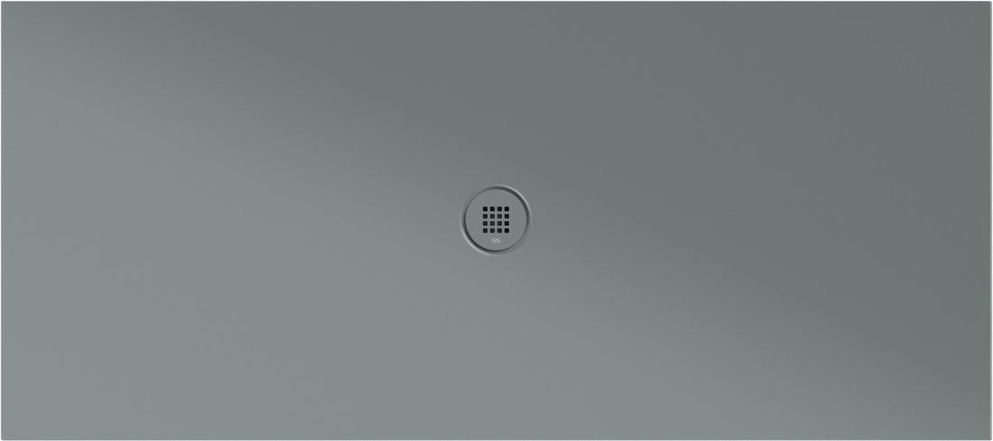 GSI EXTRA FLAT Keramická sprchová vanička, obdĺžnik 180x80x2cm, agave mat 46180804