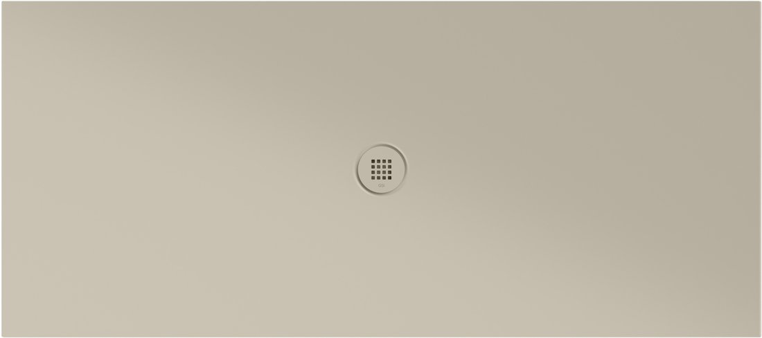 GSI EXTRA FLAT Keramická sprchová vanička, obdĺžnik 180x80x2cm, creta mat 46180808