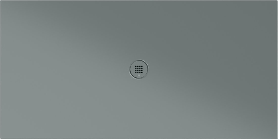 GSI EXTRA FLAT Keramická sprchová vanička, obdĺžnik 180x90x2cm, agave mat 46180904