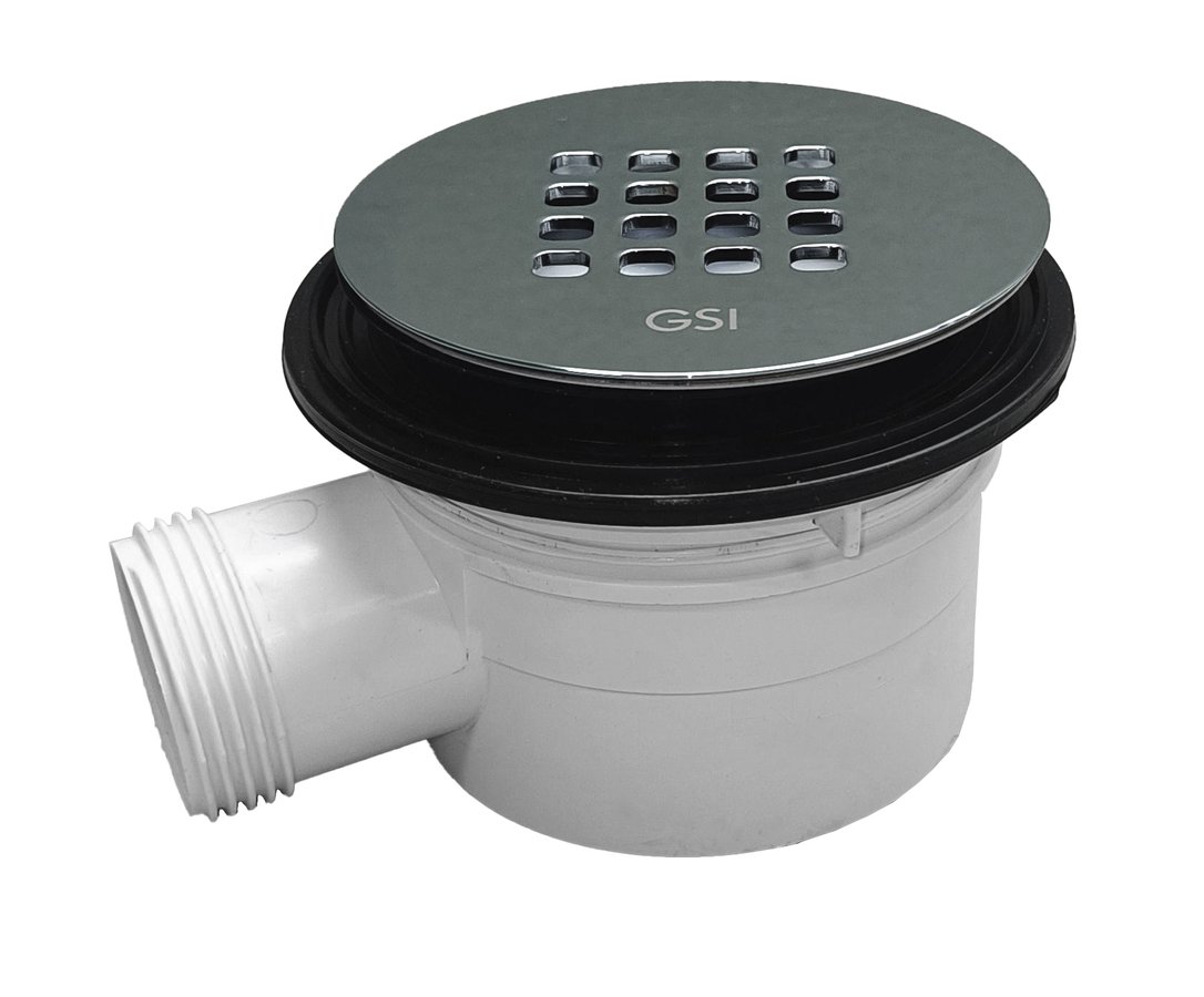 GSI Vaničkový sifón, priemer 90mm, DN40, nízky, krytka agave mat PILDSR204