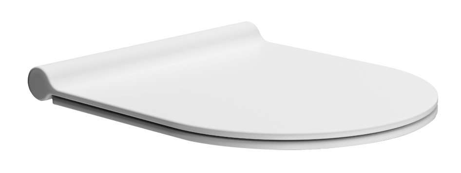 GSI KUBE X COLOR WC sedátko, SLIM, Soft Close, biela mat MS76SN09
