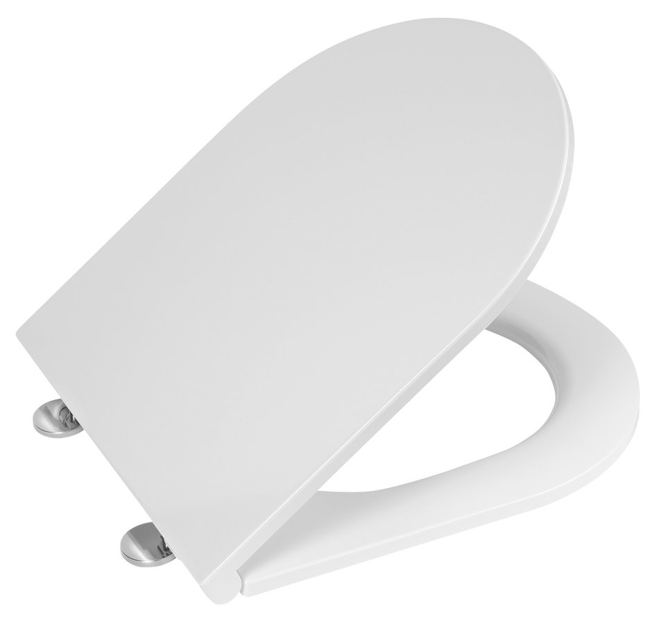 Isvea SISTEMA A WC sedátko, SLIM, Soft Close, Easy Take, biela 40KF0200I