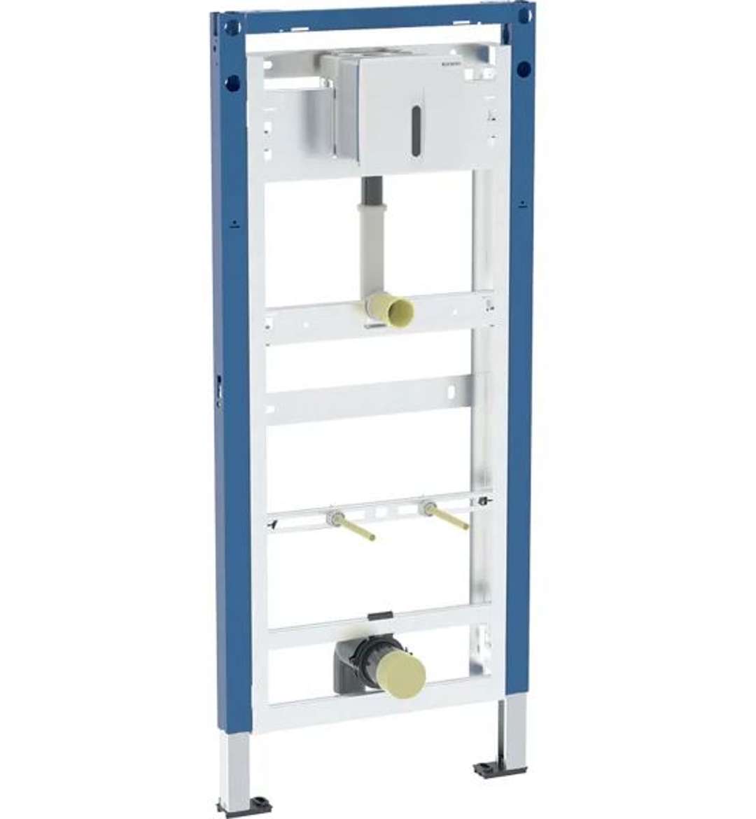 Geberit Duofix Montážny prvok pre pisoár, 112-130 cm, univerzálny, na ovládanie splachovania pisoárov Basic, matný chróm 111.695.46.6