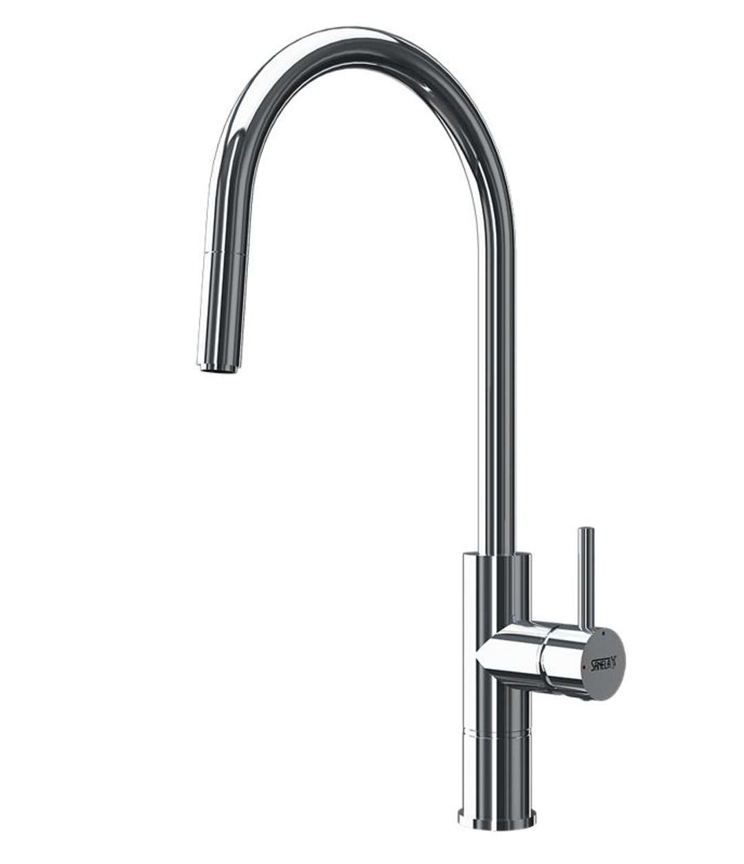 Sanela  Elektronická drezová batéria s výsuvnou koncovkou, batériové napájanie, chróm SLU 68B