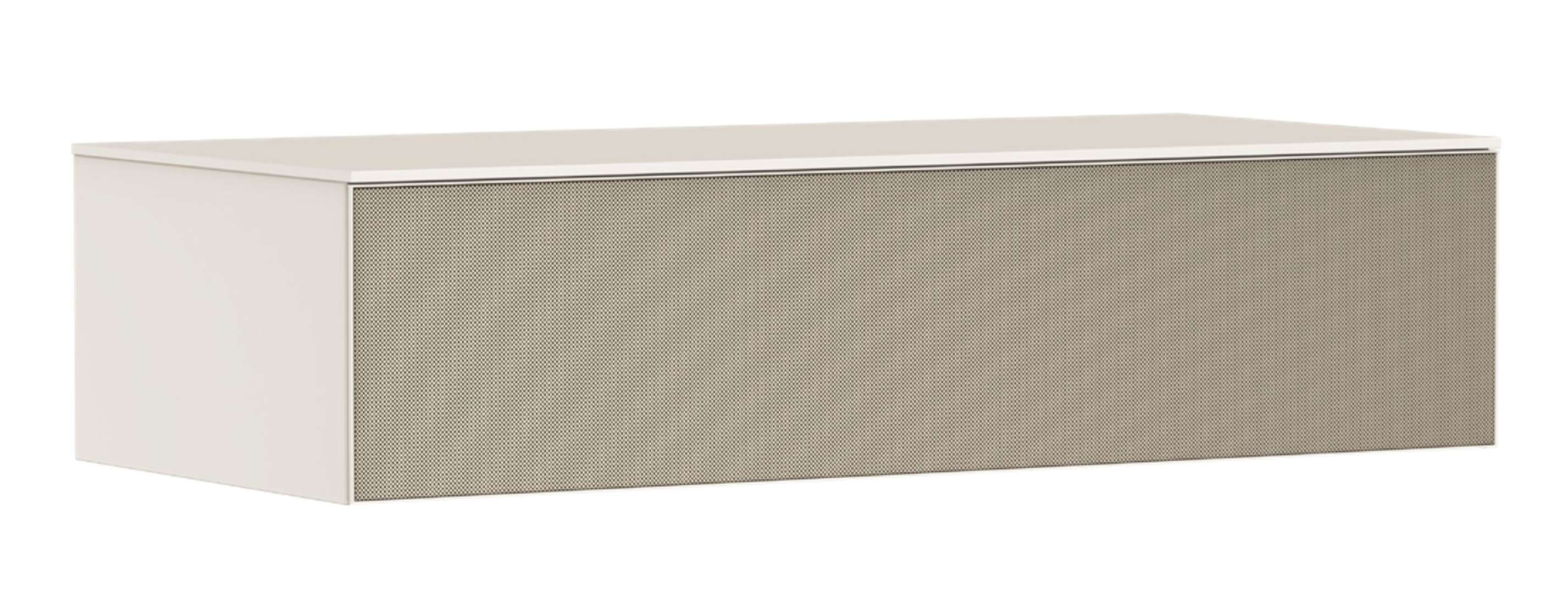 Hansgrohe Xevolos E Bočná skrinka, 29x118x55 cm, 1 zásuvka, matná béžová/štruktúrovaný bronz 54326390-HG