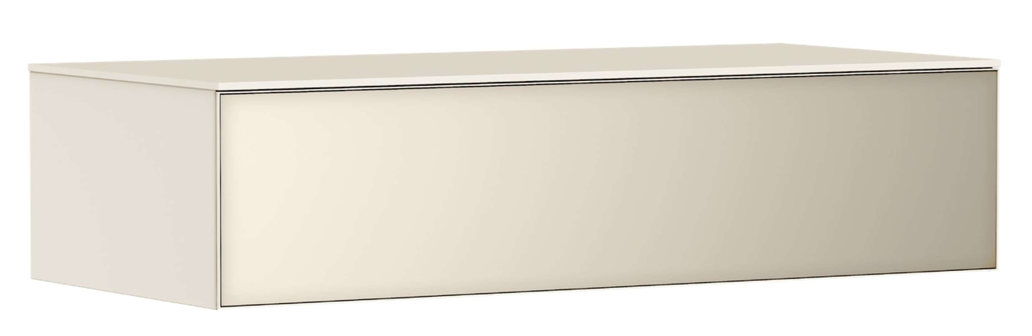 Hansgrohe Xevolos E Bočná skrinka, 29x118x55 cm, 1 zásuvka, matná béžová/metalická béžová 54326790-HG