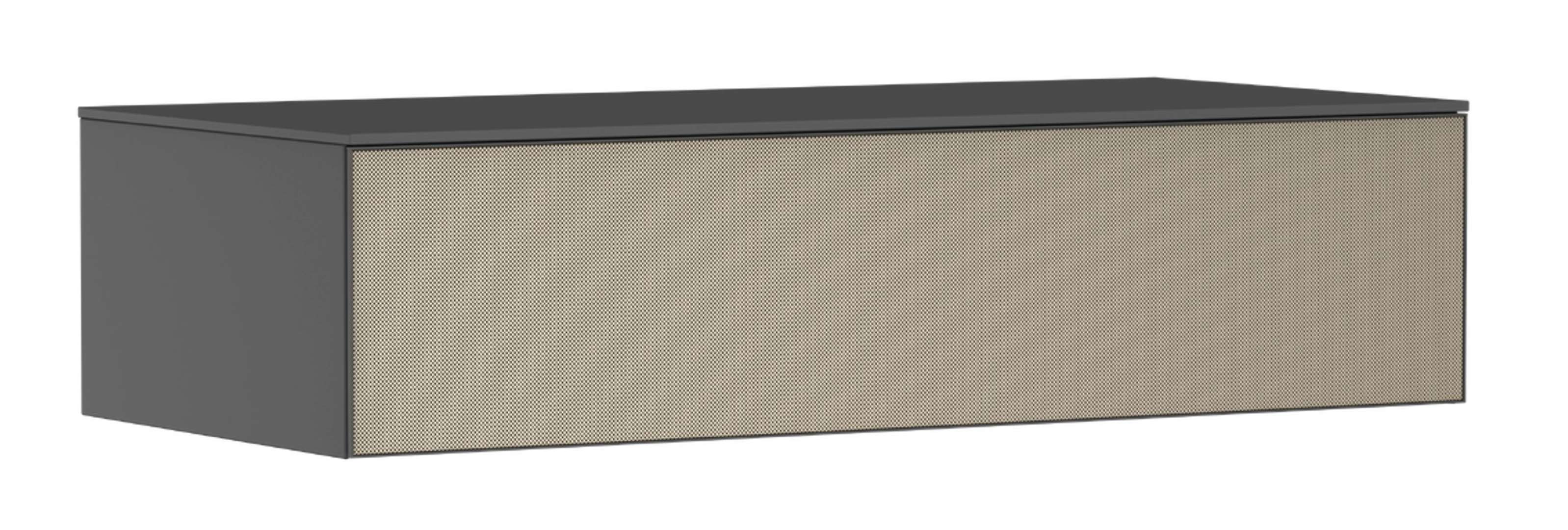 Hansgrohe Xevolos E Bočná skrinka, 29x118x55 cm, 1 zásuvka, matná sivá/štruktúrovaný bronz 54327390-HG