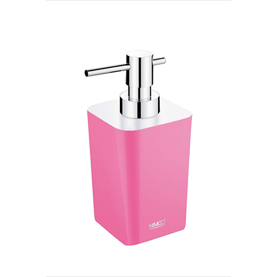 Nimco Eli Dávkovač na tekuté mydlo, ružová, chróm/plast EL 3031-35