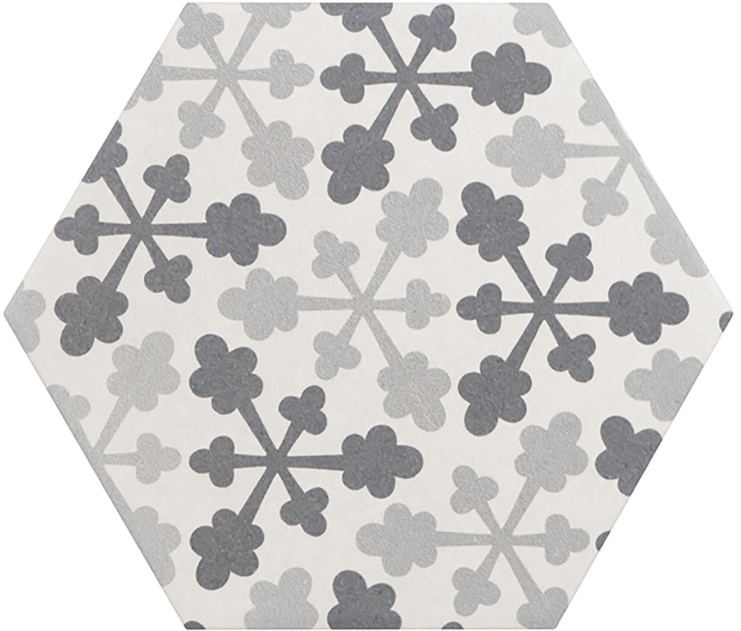 Equipe HEXATILE dlažba Harmony B&W 17,5x20 (EQ-10D) (0,714m2) 21357