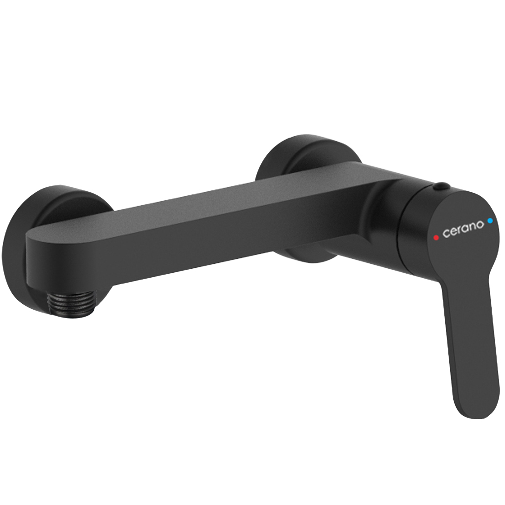 CERANO - Sprchová nástenná batéria Velea - čierna matná CER-B10000