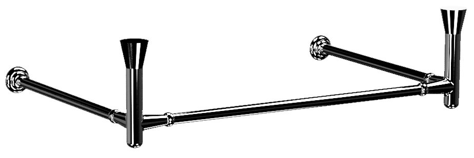 Kerasan THE NEW YORKER nástenná konštrukcia pre umývadlo 80 cm, chróm 927290