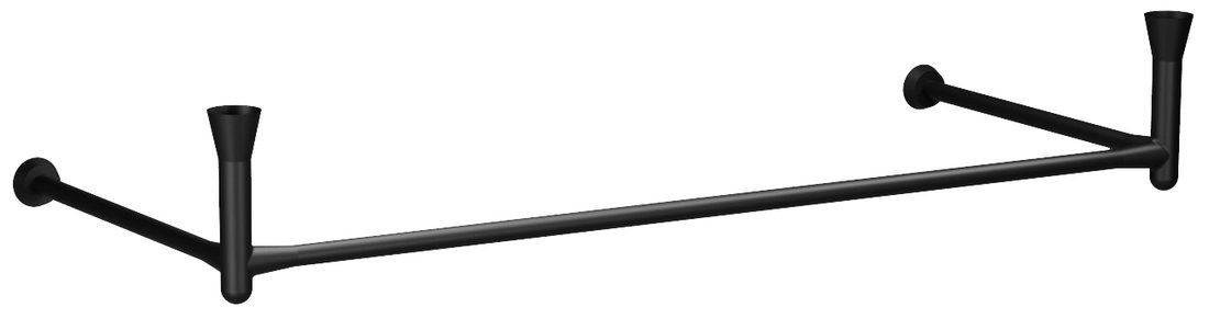 Kerasan THE NEW YORKER nástenná konštrukcia pre umývadlo 120cm, čierna mat 927431