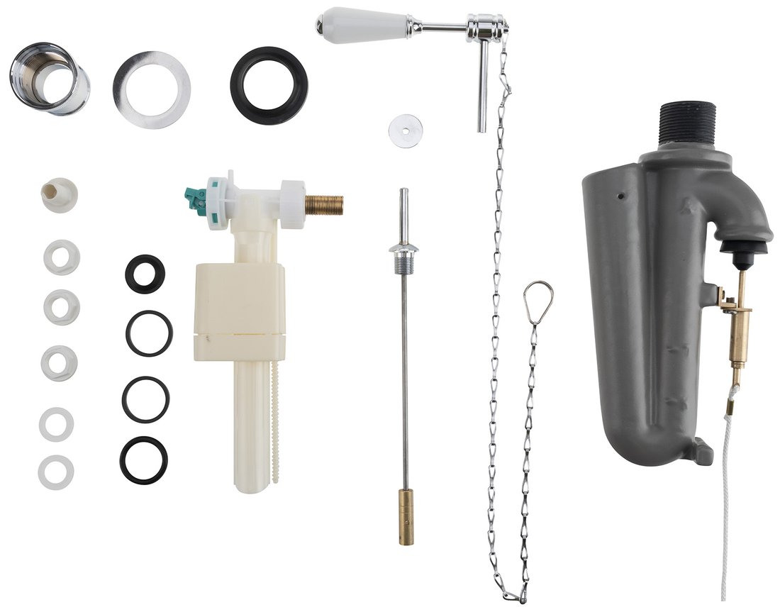 Kerasan THE NEW YORKER splachovací mechanismus s retiazkom, chróm 759290