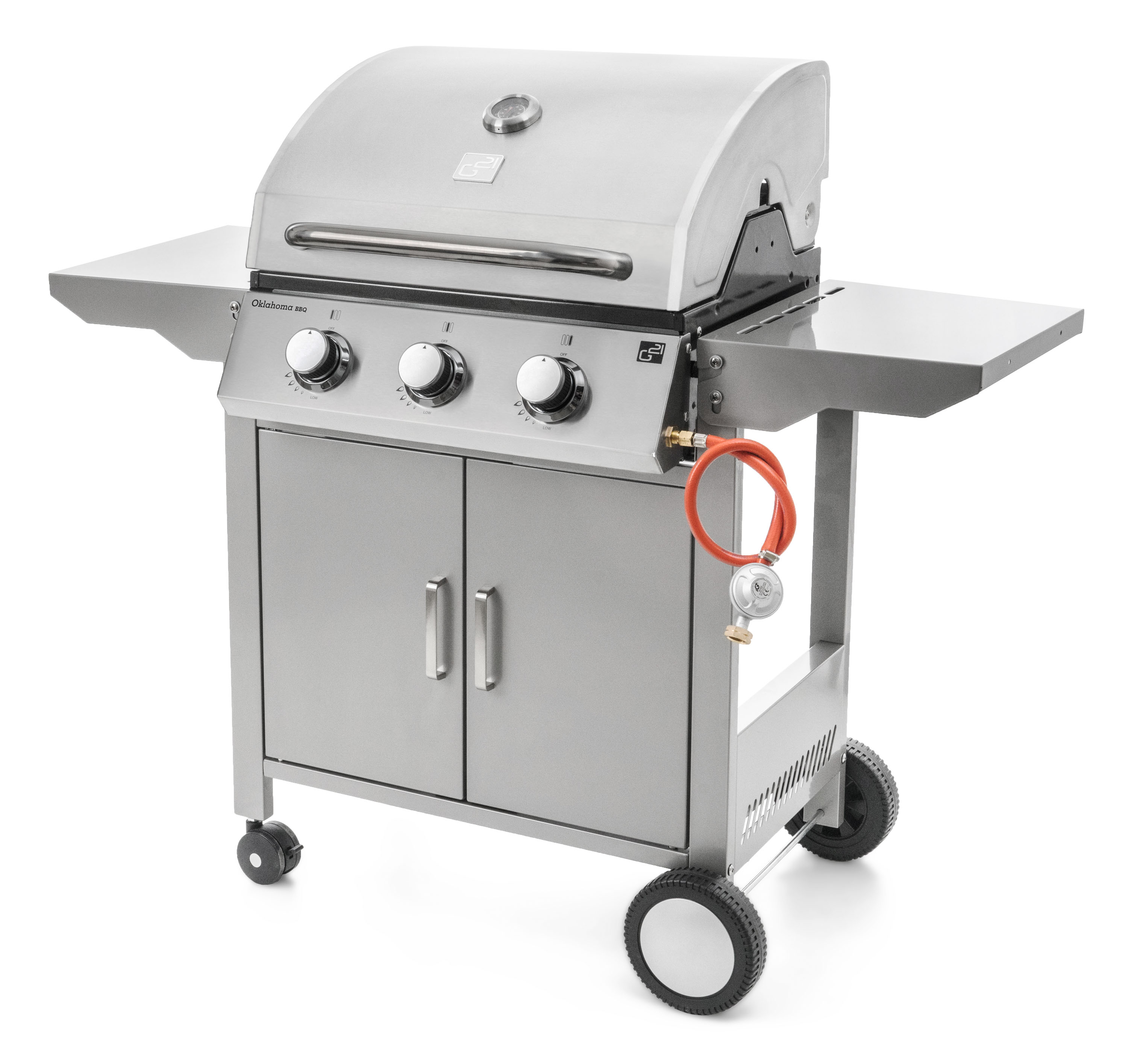 G21  Plynový gril G21 Oklahoma BBQ Premium Line 3 horáky + zadarmo redukčný ventil 6390310