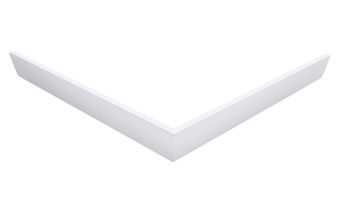 Polysan AURA 870 panel rohový, biela 42691