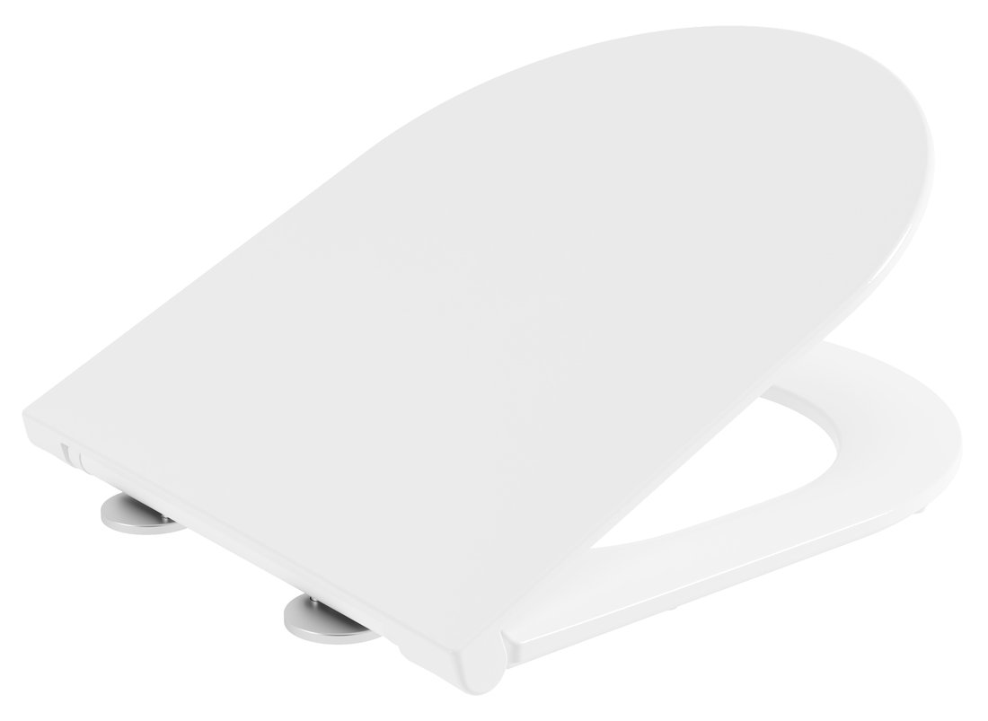 Sapho PACO WC sedátko, SLIM, Soft Close, Easy Take, biela PCS1014