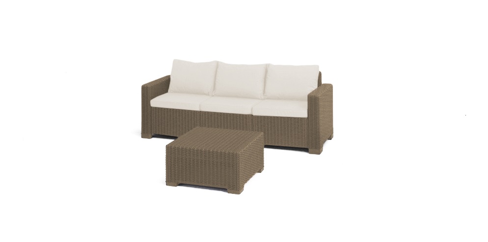 Keter  Záhradný set Keter California 3+1 cappuccino 610612