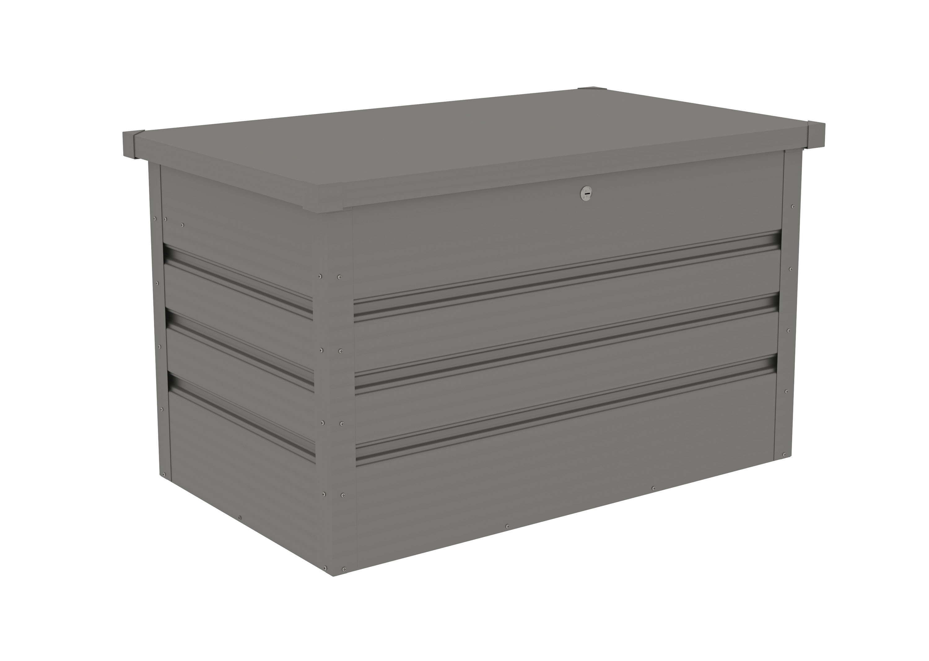 G21  Záhradný box G21 Denver 280 L, metalický šedý plechový 63900850
