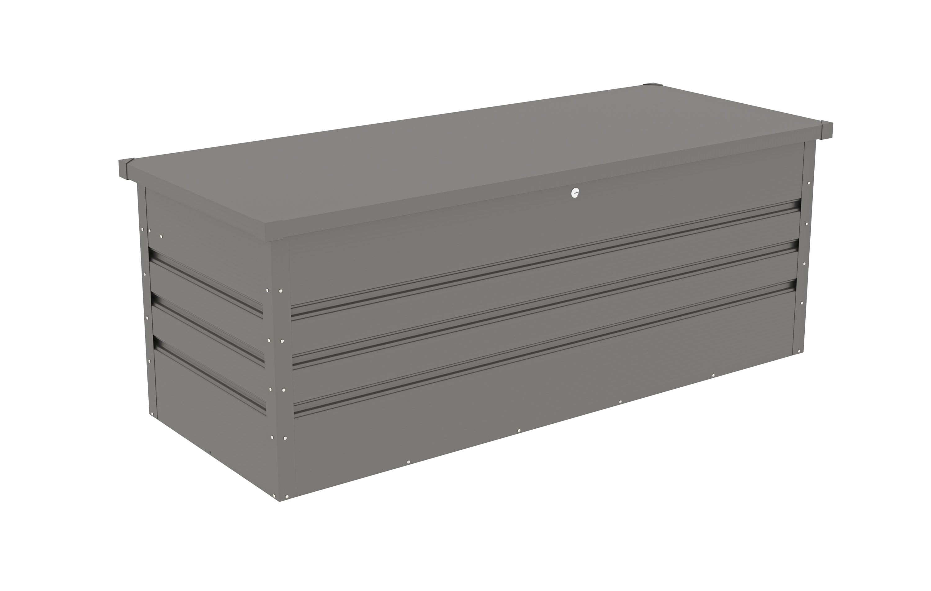 G21  Záhradný box G21 Denver 560 L, metalický šedý plechový 63900852