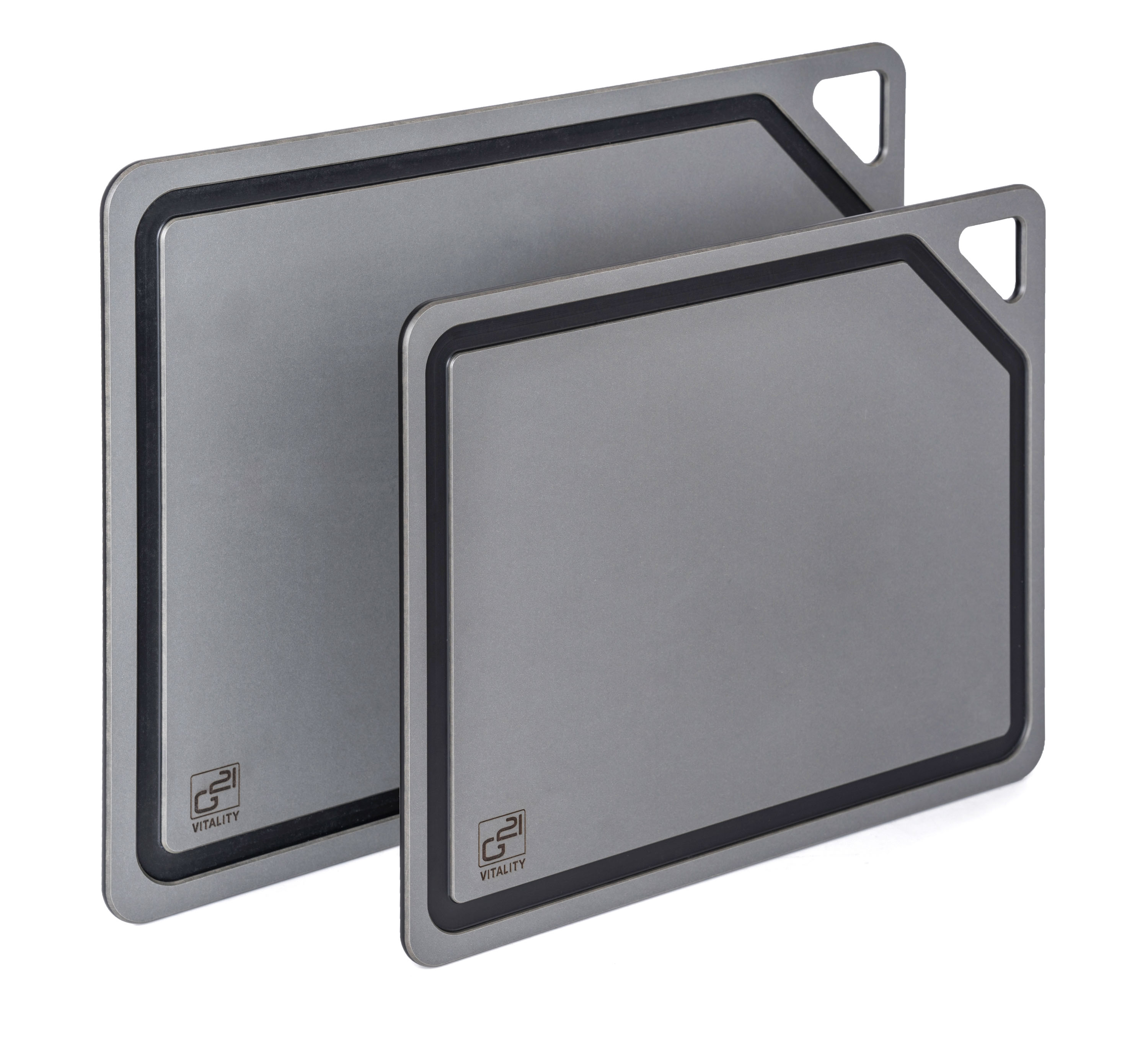 G21  Prkienko krájacie G21 G21 EcoCut z prírodnej celulózy – sada 2 ks, grafitová 6354321