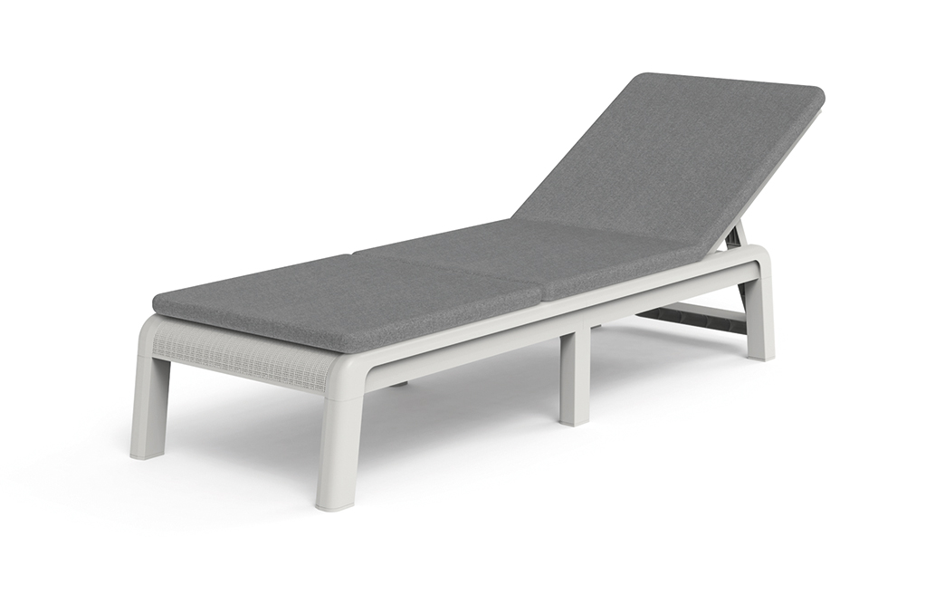 Keter  Ležadlo Keter Mallorca biele s polstrom 612029