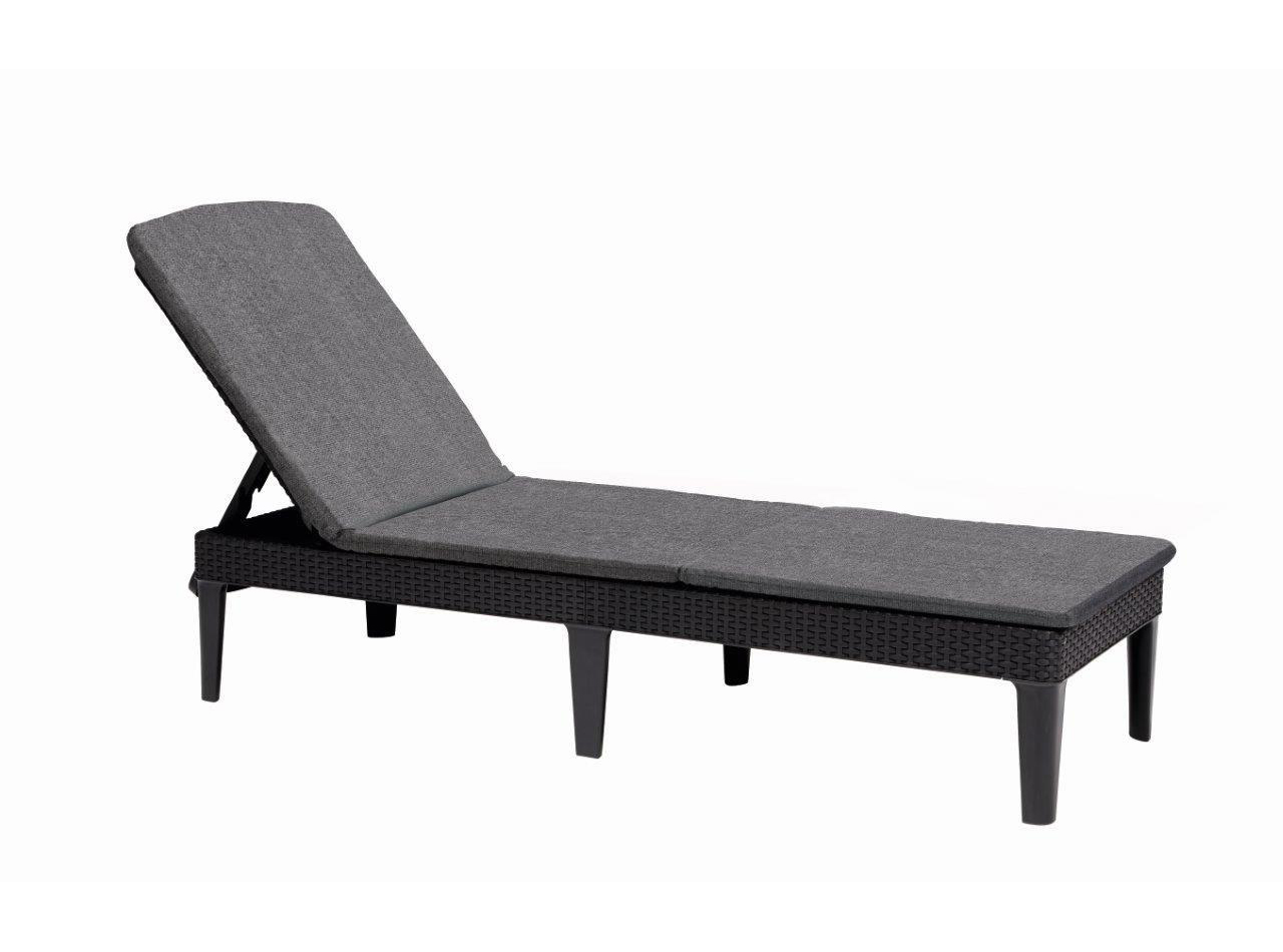 Keter  Ležadlo Keter Jaipur grafitové s poduškou 610304