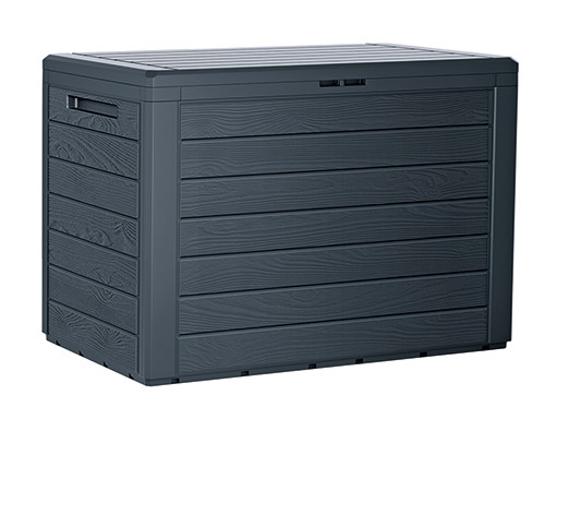 Prosperplast  Záhradný box Prosperplast WOODEBOX antracit 190L 611150