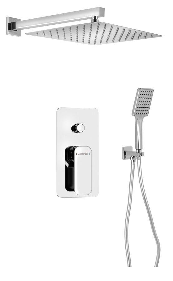Sapho SPY podomietková sprchová súprava s pákovou batériou, 2 výstupy, chróm PY42-03