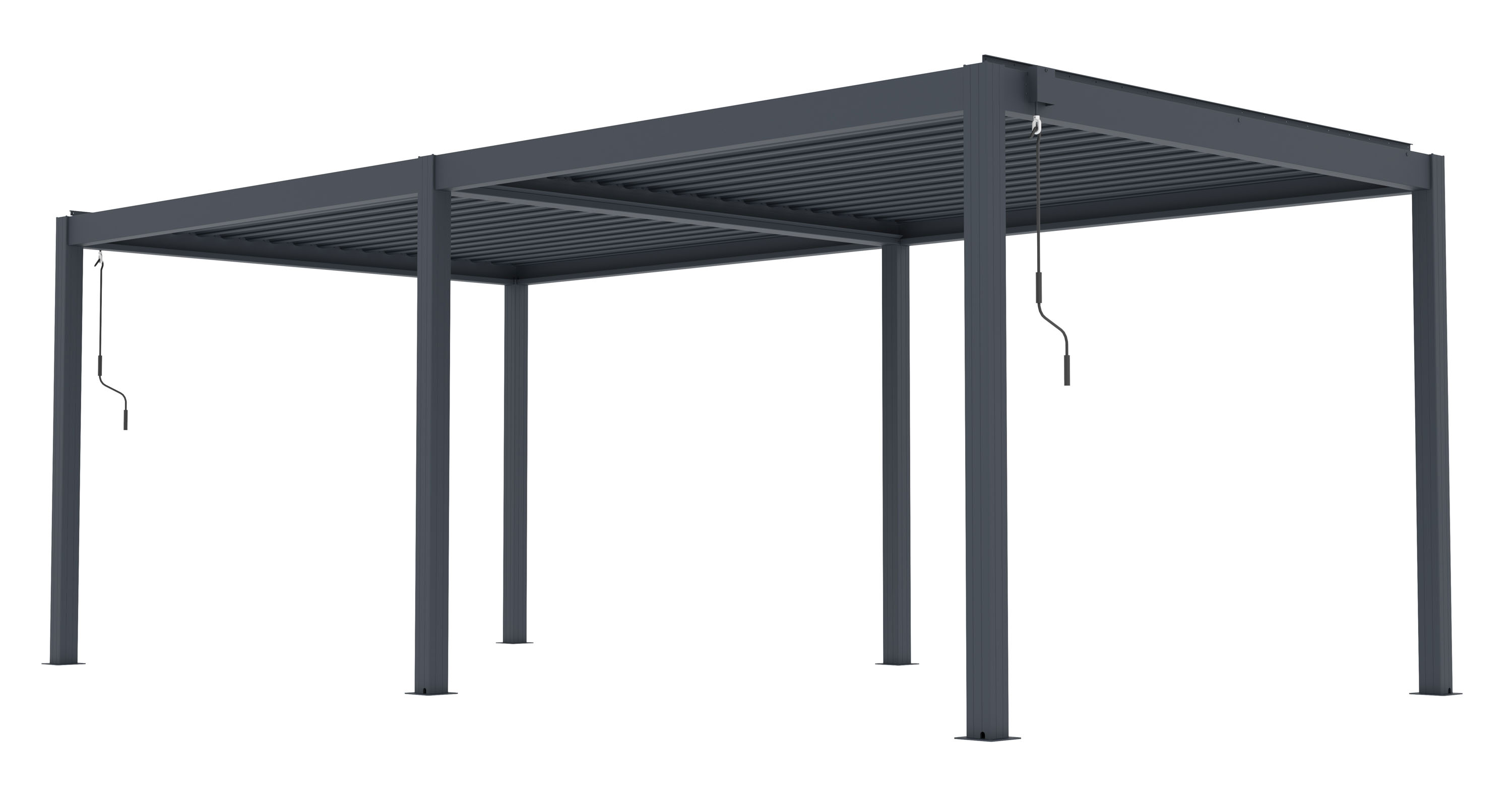 G21  Bioklimatická pergola G21 Austin Premium 6x3 m, antracitová hliníková 63900832