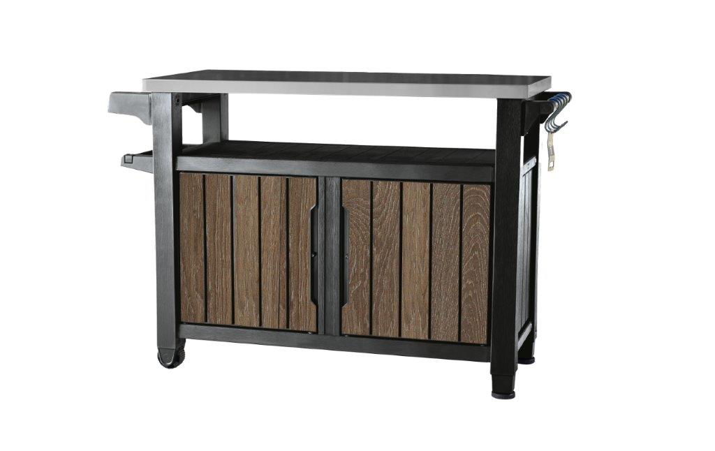 Keter  Grilovací stolík Keter UNITY XL 207 l Walnut 612063