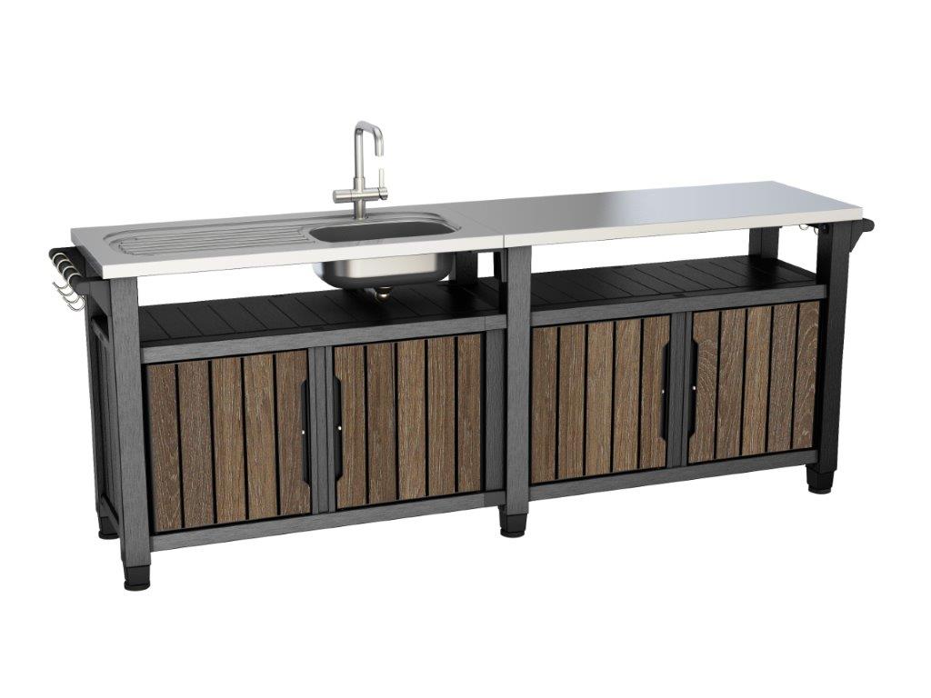 Keter  Grilovací stolík Keter UNITY Chef 415 l Walnut 612065