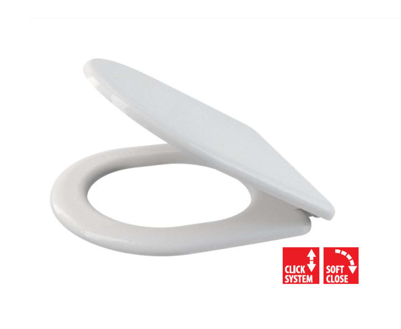 Alca  WC doska, duroplast, softclose, biela A66