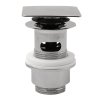 Omp Tea Umývadlová výpust 5/4", click-clack, hranatá zátka, tl.32-52mm, chróm 8540.360.5