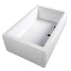 Polysan DEEP VANIČKY DEEP hlboká sprchová vanička, obdĺžnik 130x75x26cm, biela 72942