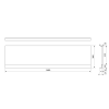 Polysan DEEP PLAIN NIKA panel, 140x36cm 72957