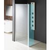 Polysan MODULAR SHOWER stena na inštaláciu na múr, pre pripojenie otoč.panelu 1200 mm MS3A-120