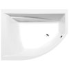 Polysan TANDEM L asymetrická vaňa 170x130x50cm, biela 96611