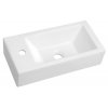 Aqualine SMALL ANTIK keramické umývadlo, 50x24,5 cm, biela HF090
