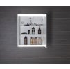 Sapho BATU zrkadlová galerka 80x71x15cm, 2x LED osvetlenie, biela lesk 1141131