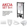AlcaPlast-Alcadrain Sádromodul set 5v1 pre závesné WC (duofix) AM101/1120-5v1 SET