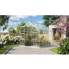skleník VITAVIA URANUS 8300 číre sklo 3 mm strieborný LG1036