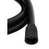 Sapho SOFTFLEX plastová sprchová hadica, 200cm, čierna mat 1208-27