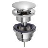 Bruckner Umývadlová výpusť 5/4“, click-clack, veľká zátka, 10-55mm, chróm 151.307.1