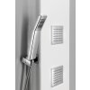 Polysan SPIRIT SQUARE sprchový panel s termostatickou batériou 250x1550mm, biela 81151