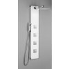 Polysan SPIRIT SQUARE sprchový panel s termostatickou batériou 250x1550mm, biela 81151