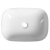 Aqualine Keramické umývadlo na dosku 46x34cm, biela 46341