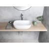 Aqualine Keramické umývadlo na dosku 46x34cm, biela 46341