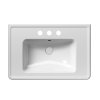 GSI CLASSIC keramické umývadlo 75x50cm, 3 otvory, biela ExtraGlaze 8787311