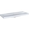 Geberit Acanto Dvojumývadlo, 1200x482 mm, s prepadom, 2 otvory na batérie, KeraTect, biela 501.880.00.2