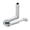 Geberit Príslušenstvo Úsporný umývadlový sifón Clou, na ovládanie ťahadlom, chróm 152.013.21.1